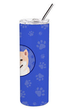 Load image into Gallery viewer, Shiba Inu Cream #2  Stainless Steel 20 oz Skinny Tumbler