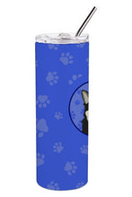 Load image into Gallery viewer, Shiba Inu Husky Mix  Stainless Steel 20 oz Skinny Tumbler