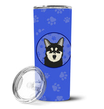 Load image into Gallery viewer, Shiba Inu Husky Mix  Stainless Steel 20 oz Skinny Tumbler