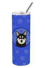 Load image into Gallery viewer, Shiba Inu Husky Mix  Stainless Steel 20 oz Skinny Tumbler