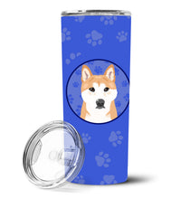 Load image into Gallery viewer, Shiba Inu Red #1  Stainless Steel 20 oz Skinny Tumbler