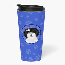 Load image into Gallery viewer, Shih-Tzu Black and White #1  Stainless Steel 16 oz  Tumbler