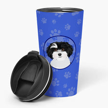 Load image into Gallery viewer, Shih-Tzu Black and White #1  Stainless Steel 16 oz  Tumbler