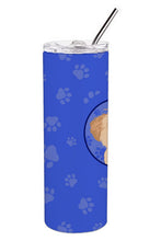 Load image into Gallery viewer, Shih-Tzu Gold #1  Stainless Steel 20 oz Skinny Tumbler