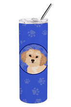 Load image into Gallery viewer, Shih-Tzu Gold #1  Stainless Steel 20 oz Skinny Tumbler