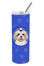 Load image into Gallery viewer, Shih-Tzu Gold #2  Stainless Steel 20 oz Skinny Tumbler