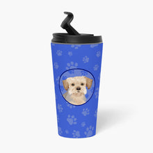Load image into Gallery viewer, Yorkie Blue and Tan #1  Stainless Steel 16 oz  Tumbler