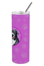 Load image into Gallery viewer, Australian Shepherd Black Tricolor #1  Stainless Steel 20 oz Skinny Tumbler