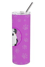 Load image into Gallery viewer, Australian Shepherd Blue Merle #1 Stainless Steel 20 oz Skinny Tumbler