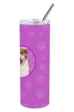 Load image into Gallery viewer, Australian Shepherd Red and White #1 Stainless Steel 20 oz Skinny Tumbler