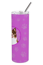 Load image into Gallery viewer, Australian Shepherd Red Tricolor #2 Stainless Steel 20 oz Skinny Tumbler