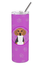 Load image into Gallery viewer, Beagle Tricolor #1 Stainless Steel 20 oz Skinny Tumbler