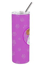 Load image into Gallery viewer, Beagle Tricolor #2 Stainless Steel 20 oz Skinny Tumbler