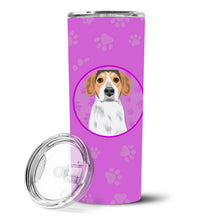 Load image into Gallery viewer, Beagle Tricolor #2 Stainless Steel 20 oz Skinny Tumbler