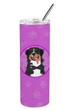 Load image into Gallery viewer, Bernese Mountain Dog #1 Stainless Steel 20 oz Skinny Tumbler
