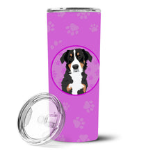 Load image into Gallery viewer, Bernese Mountain Dog Puppy #2 Stainless Steel 20 oz Skinny Tumbler