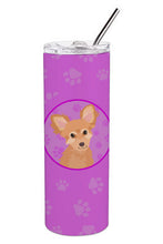 Load image into Gallery viewer, Chihuahua Fawn Stainless Steel 20 oz Skinny Tumbler
