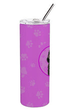 Load image into Gallery viewer, Doodle Black #1 Stainless Steel 20 oz Skinny Tumbler