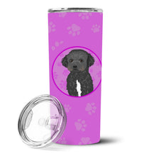 Load image into Gallery viewer, Doodle Black and White #1 Stainless Steel 20 oz Skinny Tumbler