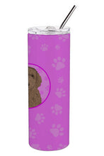 Load image into Gallery viewer, Doodle Chocolate #2 Stainless Steel 20 oz Skinny Tumbler