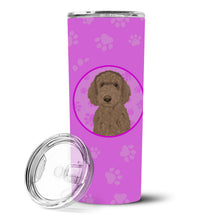 Load image into Gallery viewer, Doodle Chocolate #2 Stainless Steel 20 oz Skinny Tumbler