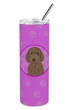 Load image into Gallery viewer, Doodle Chocolate #2 Stainless Steel 20 oz Skinny Tumbler