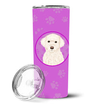 Load image into Gallery viewer, Doodle Cream #2 Stainless Steel 20 oz Skinny Tumbler