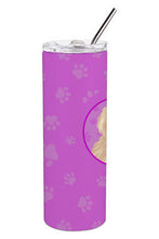 Load image into Gallery viewer, Doodle Fawn #2 Stainless Steel 20 oz Skinny Tumbler