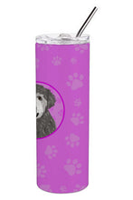 Load image into Gallery viewer, Doodle Silver #2 Stainless Steel 20 oz Skinny Tumbler