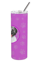 Load image into Gallery viewer, Doodle Silver #3 Stainless Steel 20 oz Skinny Tumbler