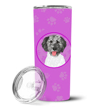 Load image into Gallery viewer, Doodle Silver #3 Stainless Steel 20 oz Skinny Tumbler