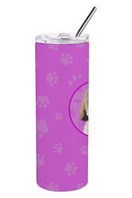 Load image into Gallery viewer, Doodle Tricolor #1 Stainless Steel 20 oz Skinny Tumbler