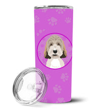 Load image into Gallery viewer, Doodle Tricolor #1 Stainless Steel 20 oz Skinny Tumbler