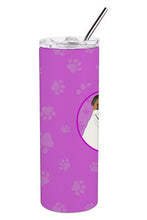 Load image into Gallery viewer, English Bulldog Tricolor #1 Stainless Steel 20 oz Skinny Tumbler