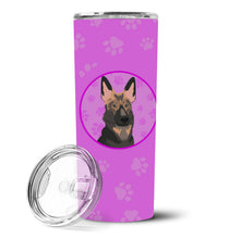 Load image into Gallery viewer, German Shepherd Puppy Stainless Steel 20 oz Skinny Tumbler