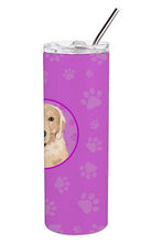 Load image into Gallery viewer, Golden Retriever Fawn #2 Stainless Steel 20 oz Skinny Tumbler