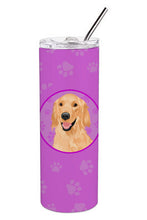 Load image into Gallery viewer, Golden Retriever Gold #1 Stainless Steel 20 oz Skinny Tumbler