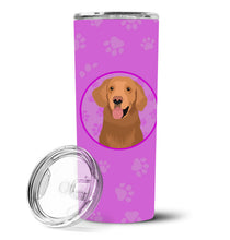 Load image into Gallery viewer, Golden Retriever Red #1 Stainless Steel 20 oz Skinny Tumbler