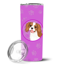Load image into Gallery viewer, Cavalier King Charles Spaniel Blenheim #2 Stainless Steel 20 oz Skinny Tumbler