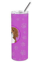 Load image into Gallery viewer, Cavalier King Charles Spaniel Ruby Stainless Steel 20 oz Skinny Tumbler