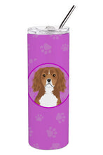 Load image into Gallery viewer, Cavalier King Charles Spaniel Ruby Stainless Steel 20 oz Skinny Tumbler