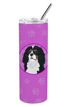 Load image into Gallery viewer, Cavalier King Charles Spaniel Tricolor #1 Stainless Steel 20 oz Skinny Tumbler