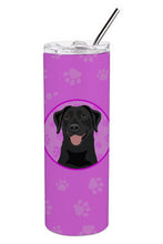 Load image into Gallery viewer, Labrador Retriever Black #1 Stainless Steel 20 oz Skinny Tumbler