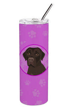 Load image into Gallery viewer, Labrador Retriever Chocolate #1 Stainless Steel 20 oz Skinny Tumbler