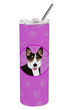 Load image into Gallery viewer, Pembroke Welsh Corgi Tricolor Black-Headed #2 Stainless Steel 20 oz Skinny Tumbler
