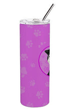 Load image into Gallery viewer, Pit Bull Black #2 Stainless Steel 20 oz Skinny Tumbler