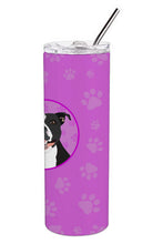 Load image into Gallery viewer, Pit Bull Black #3 Stainless Steel 20 oz Skinny Tumbler