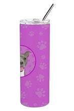 Load image into Gallery viewer, Pit Bull Blue #1 Stainless Steel 20 oz Skinny Tumbler