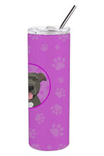 Load image into Gallery viewer, Pit Bull Blue #3 Stainless Steel 20 oz Skinny Tumbler