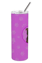 Load image into Gallery viewer, Pit Bull Brindle #2 Stainless Steel 20 oz Skinny Tumbler